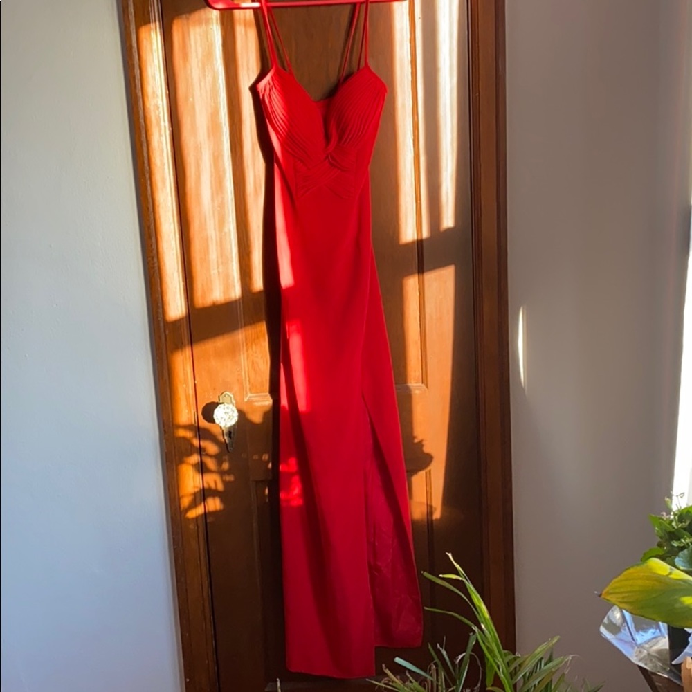 Sexy red dress